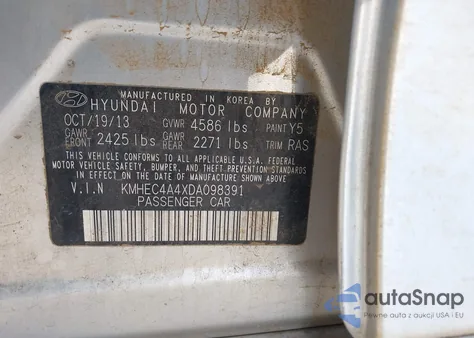 2013 Hyundai Sonata Hybrid Limited from USA, damaged, VIN KMHEC4A4XDA098391